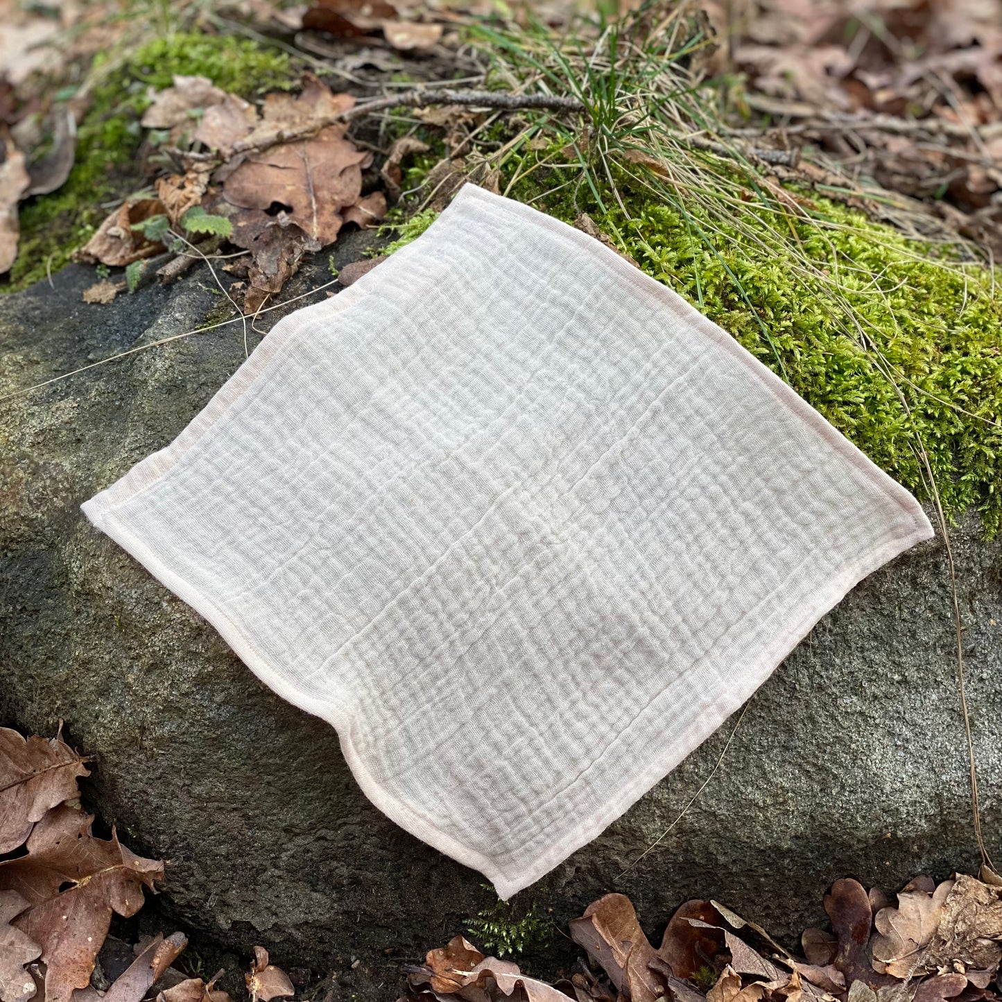 Taschentuch Sand 100% Baumwolle