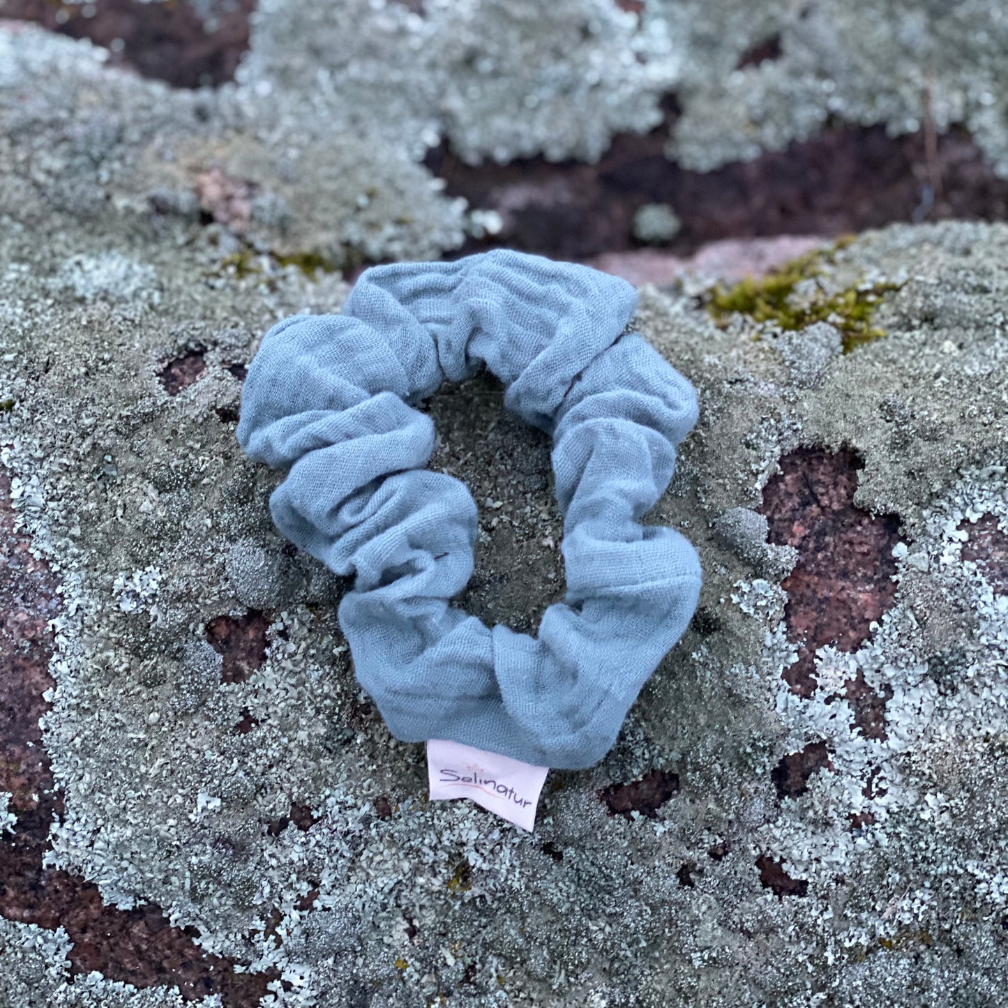 Seegrün Zopfgummi 100% Baumwolle